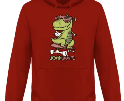 SUDADERA JOHN SKATE ROJO