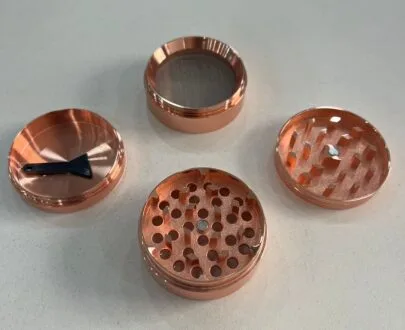 grinder 4 partes rosado