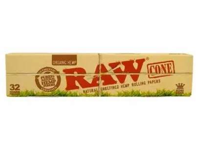 RAW CONE KING SIZE ORGANIC 32