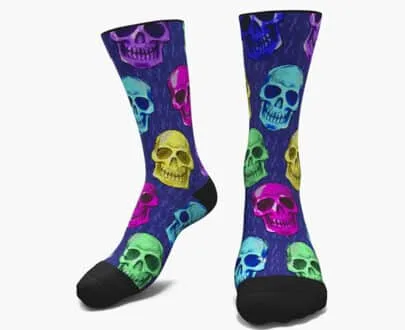 SOCKS SKULL CALCETINES ESTAMPADOS
