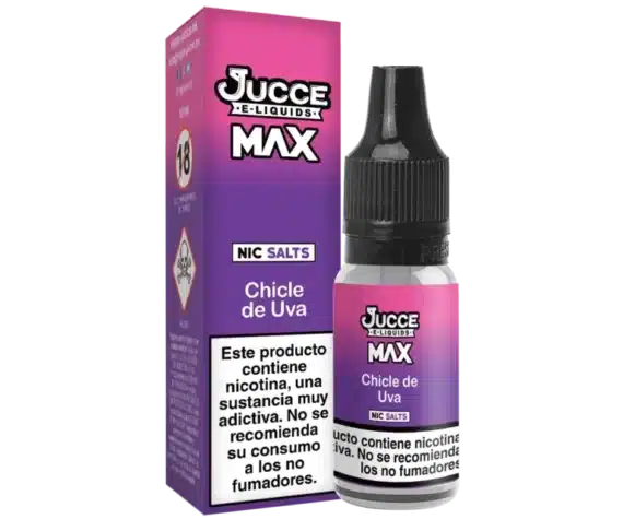 MAX CHICLE DE UVA 10ml E-LÍQUIDO