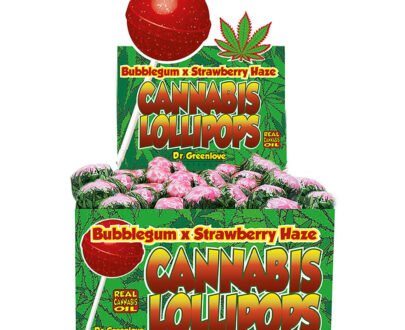 CANNABIS LOLLIPOP BUBBLEGUM FRESA