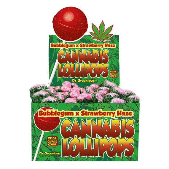 CANNABIS LOLLIPOP BUBBLEGUM FRESA