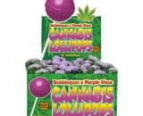 Cannabis lollipop purple haze