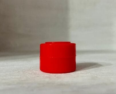 mini bote silicona rojo